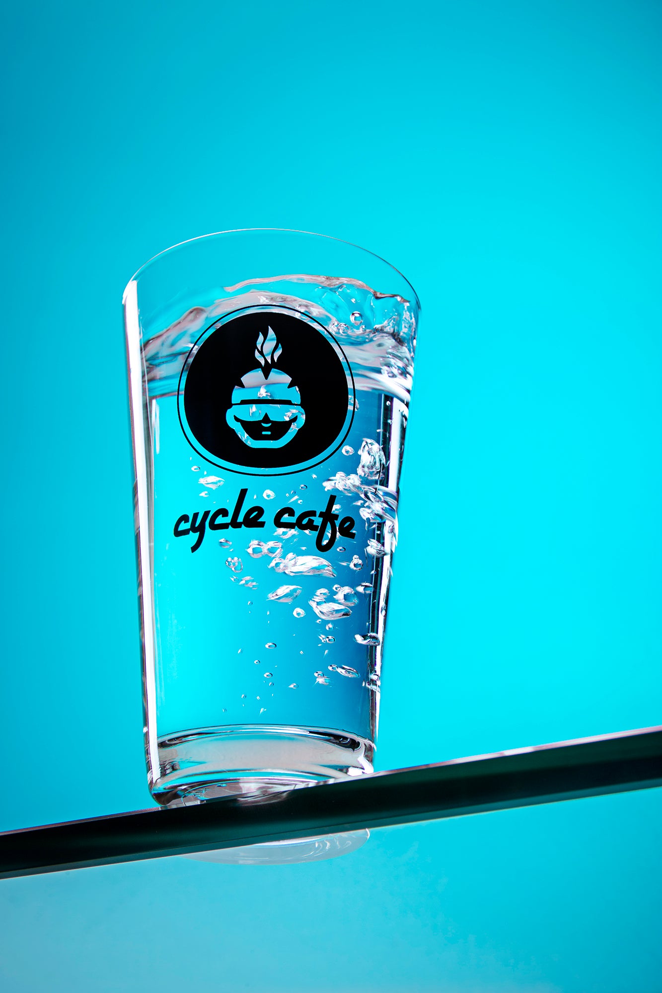 Latte macchiato glass Cycle Cafe