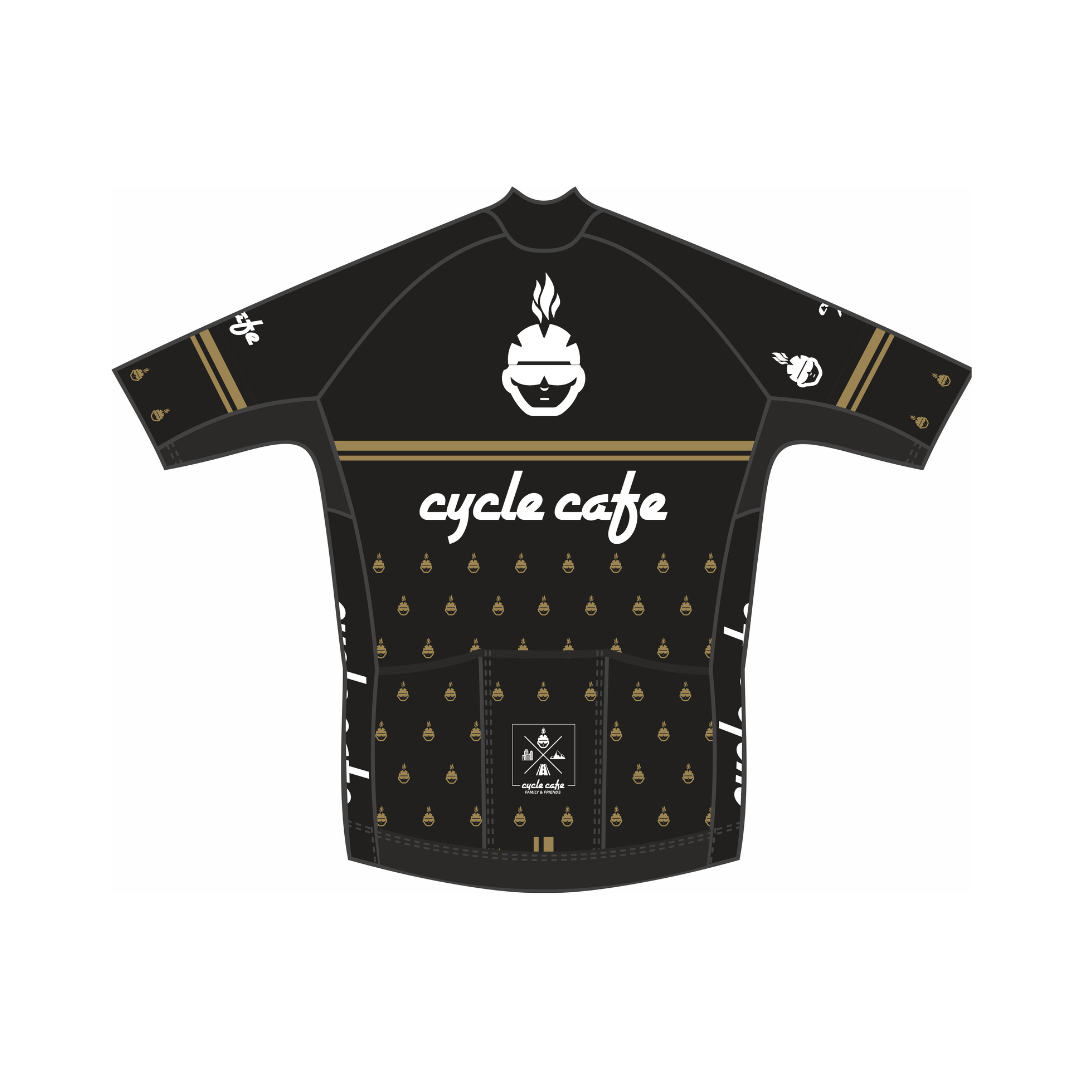 Short Sleeve Jersey Cycle Cafe Gold Edition