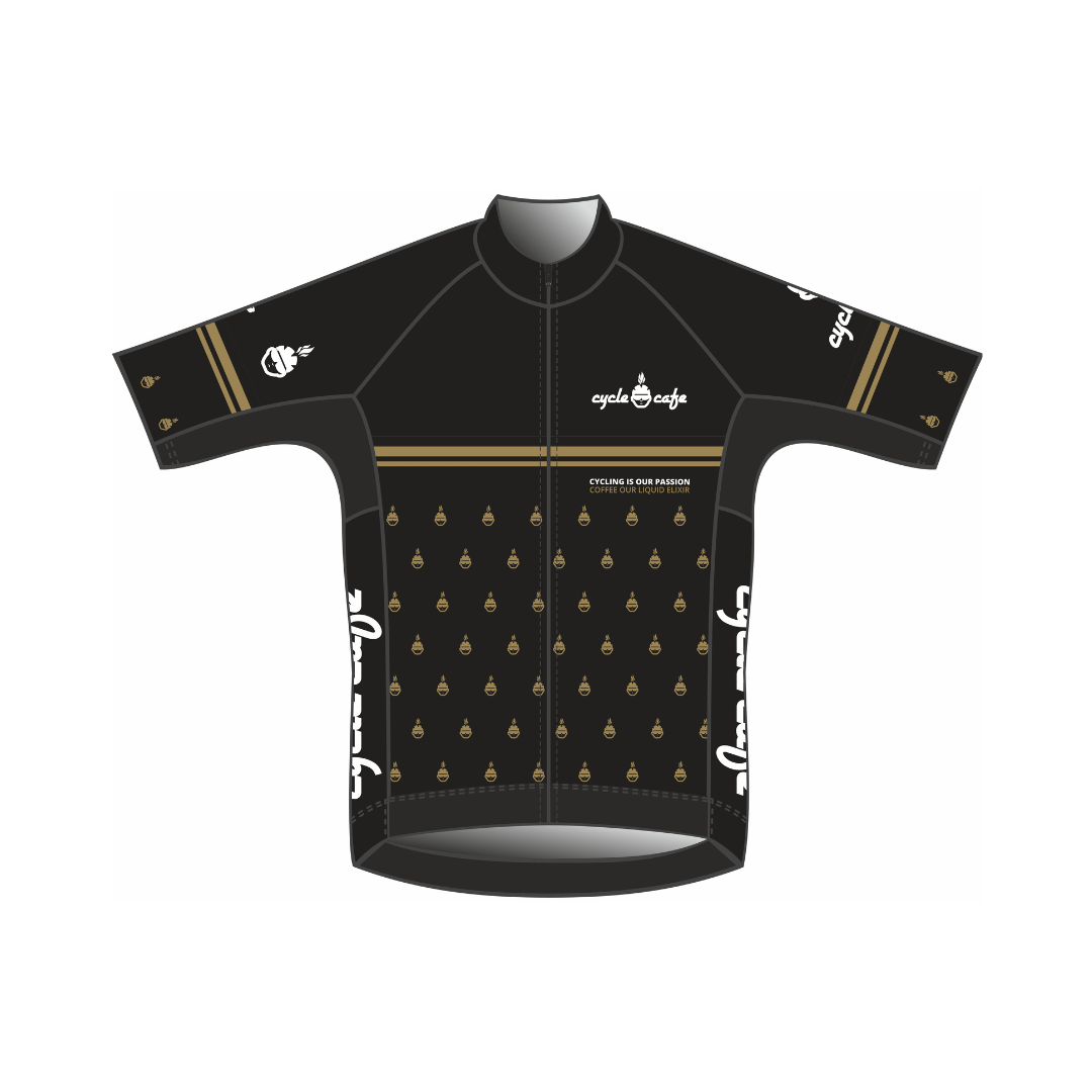 Short Sleeve Jersey Cycle Cafe Gold Edition