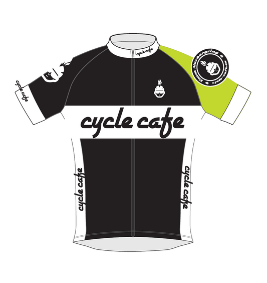 Short Sleeve Jersey Cycle Cafe Team Nürburgring Mesh Sale