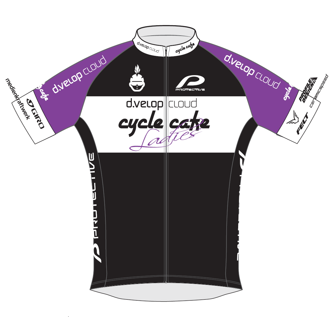 Short Sleeve Jersey Cycle Cafe Ladies 1.0