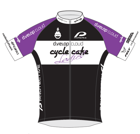 Short Sleeve Jersey Cycle Cafe Ladies 1.0