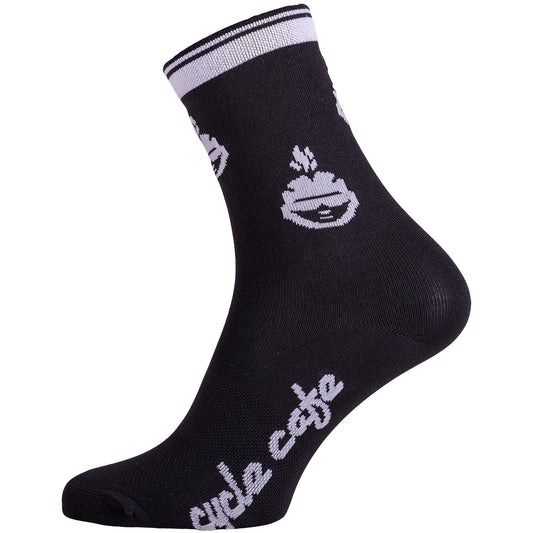 Socks Cycle Cafe medium length black